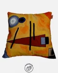 Poduszka Kandinsky geometryczna handmade